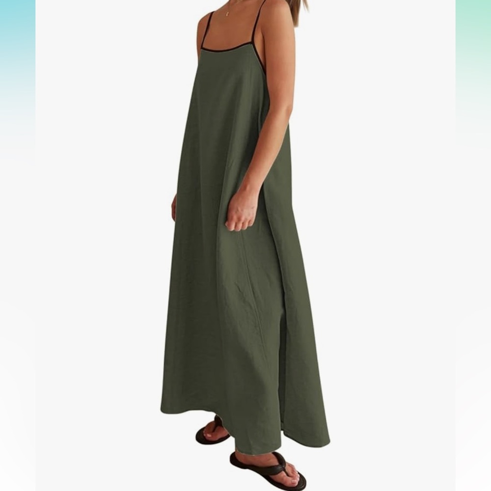 Olive Green Maxi Dress
